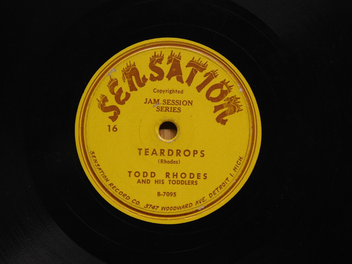 Todd Rhodes Detroit jazz RnB 78 Page Boy Shuffle bw