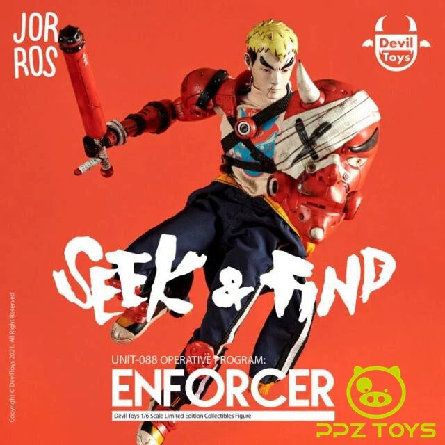 DEVIL TOYS x JOR ROS ENFORCER UNIT-088 1/6 Scale Figure DEVIL TOYS x JOR ROS ENFORCER UNIT-088 1/6 Scale Figure