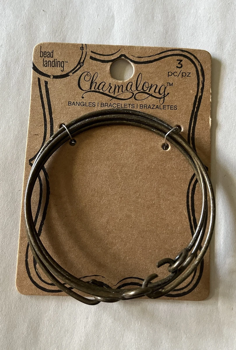 Bead Landing Charmalong Bangle Bracelet 3 pc Nickel Free eBay
