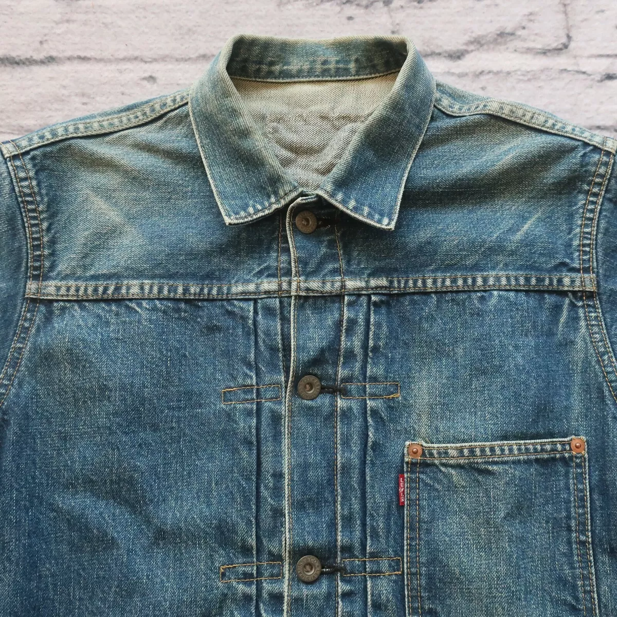 Vintage Levis LVC Type 1 506XX XL Denim Trucker Jacket