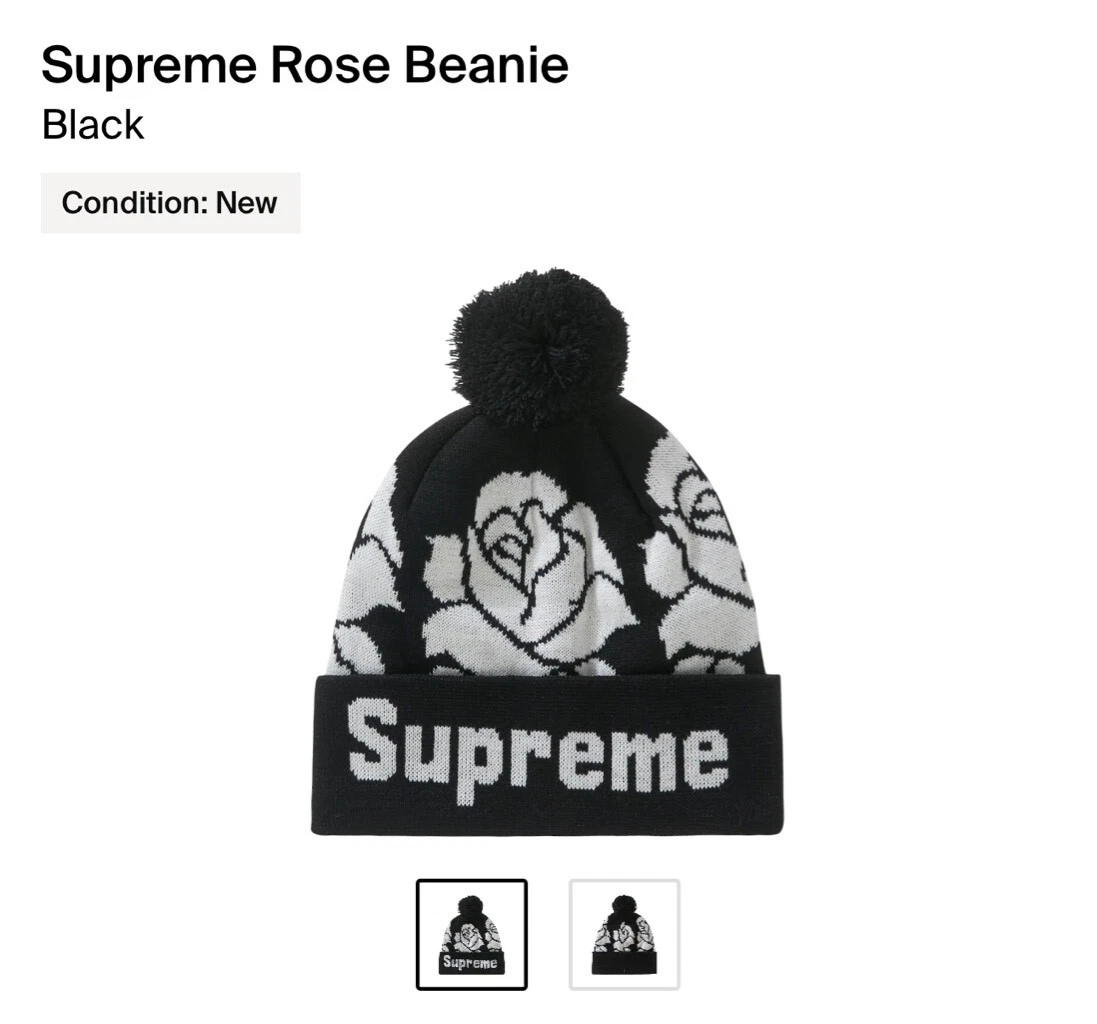 Bonnet noir Supreme Rose »