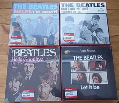 THE BEATLES ''Target Exclusive Box Sets'' 4 BOXEN 7 Inch VINYL + T-Shirts