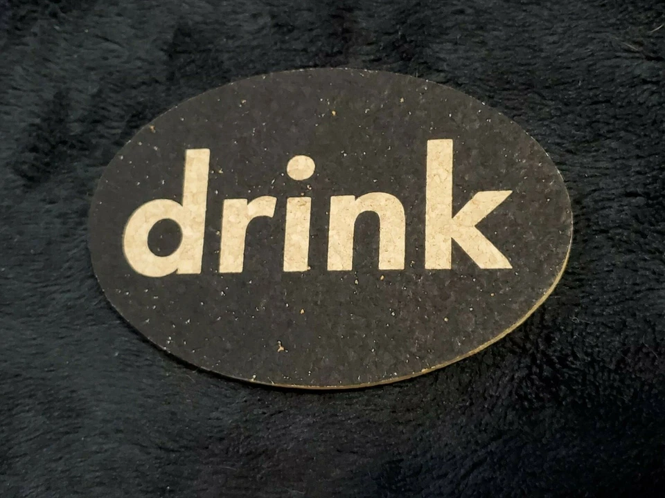 2 Oval Black & Cork Colored Drink Coaster Home Decoration - Image 3 of 4