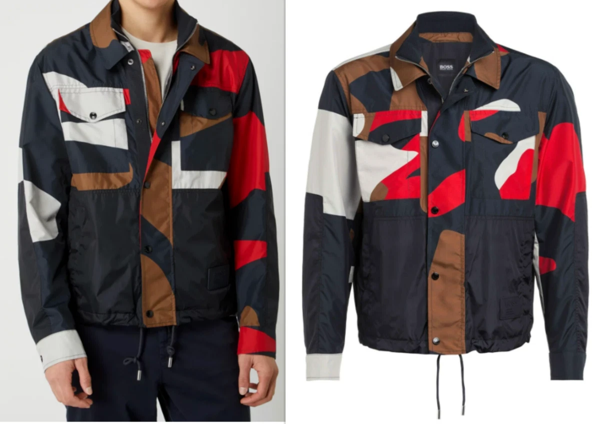 Hugo boss camouflage best sale jacket