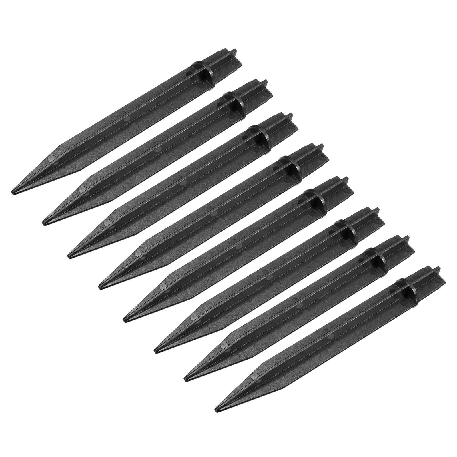 24pcs Plastic Ground Spikes 8.2 Inch Landscape Stakes Pathway Light