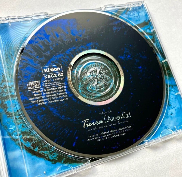 L'ARC~EN~CIEL TIERRA CD ALBUM JPOP ROCK LIMITED EDITION RARE
