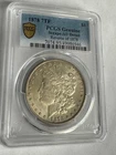 1878-7TF REV78 Morgan Silver Dollar AU Detail PCGS - Scrape #946
