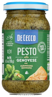 De Cecco Pasta Sauce Pesto Alla Genovese With Parmigiano Reggiano 6.7 Oz