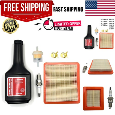 #ad #ad TUNE UP KIT FOR GC190LA GC160 GC190 LAWN MOWER EB2800I EG2800I MOTOR OIL FUEL... $36.95