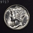 1937 Mercury Dime "Choice BU Full Bands"  *Free S/H After 1st Item*