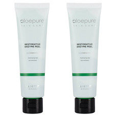 Aloette Restorative Enzyme Peel Exfoliating Gel 4oz - New/Sealed - Pack of 2