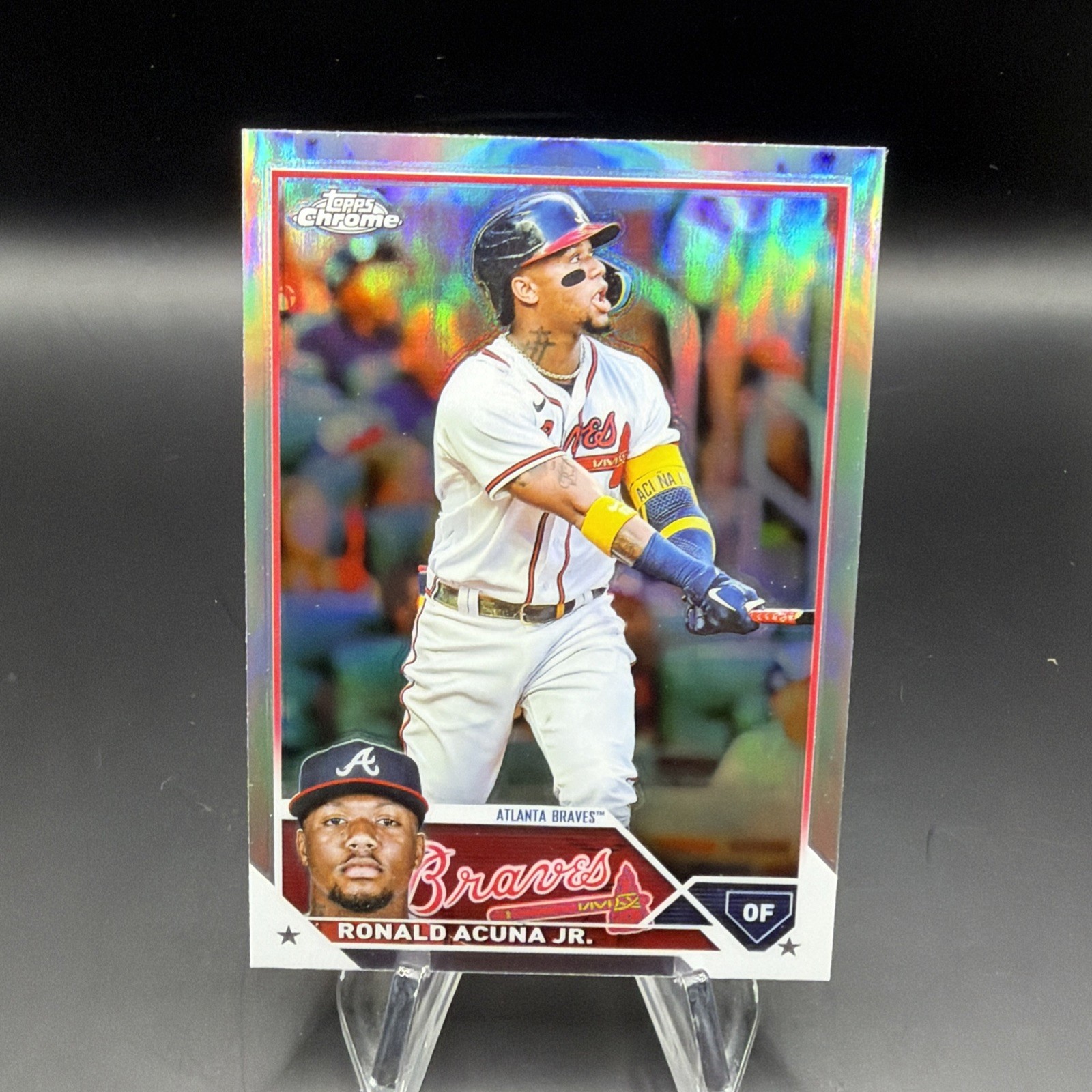 2023 Topps Chrome Refractors #39 Ronald Acuna Jr. Atlanta Braves
