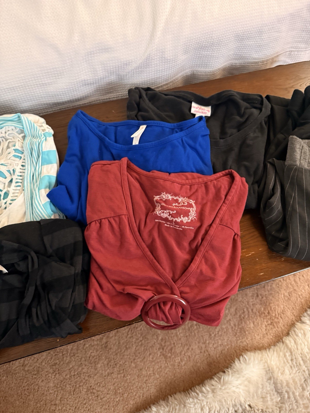 Maternity Clothes Size Large (Bundle 7 Shirts / 2… - image 4