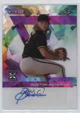 2024 Leaf Vivid White Crystals 1/6 Boston Bateman #BA-BB1 Auto 14ns