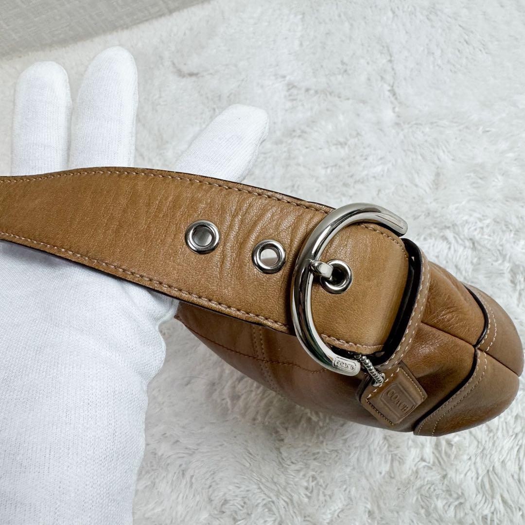 COACH 9541 Soho Shoulder Hobo Bag Brown Used Women thumbnail 8