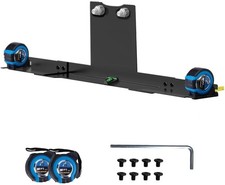Wheel Alignment Tool Kit, Heavy Duty Toe Alignment Plates with Tape Measures, Up