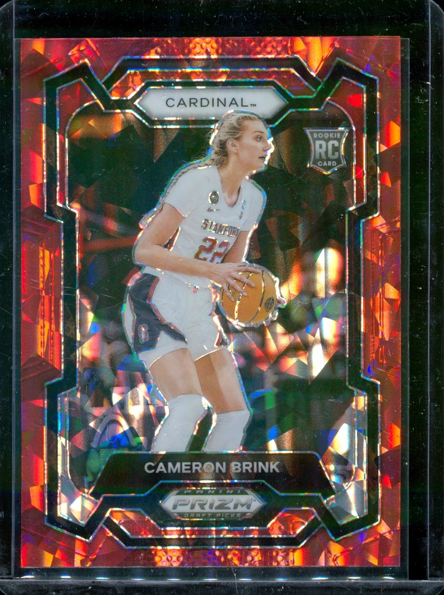2024 Panini Prizm Draft Picks #89 Cameron Brink Prizms Red Ice