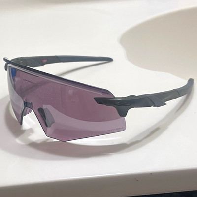 Oakley Encoder Sunglasses 009472F-1139 Matte Gray Prizm Road Black