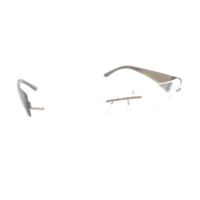 Silhouette 7597 40 6052 Titanium Brown Rimless Eyeglasses Frames 56-19 145