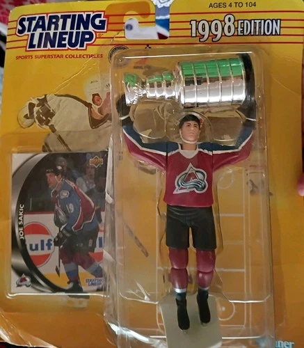 Joe Sakic with the Stanley Cup, Starting Lineup 1998 NHL Colorado Avalanche