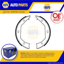 Handbrake Shoes Set fits BMW 523 E39 2.5 95 to 00 Parking NAPA 34212213311 New