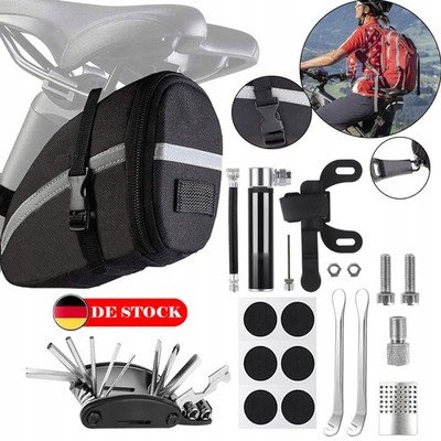 Multitool Fahrrad Werkzeug Reparatur Set Fahrrad Reparatursatz 16 in 1 Kit MTB