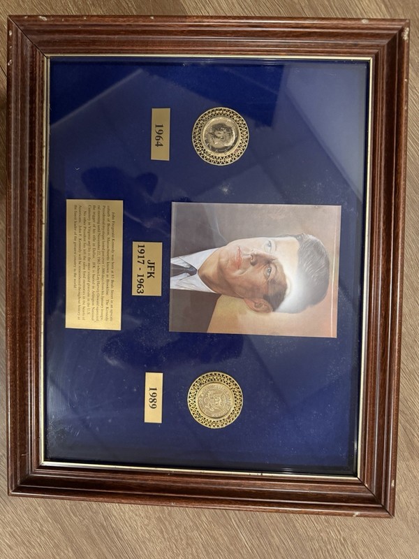JFK  Framed Commemorative Coin Set “New England” Edition