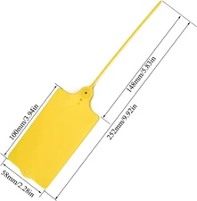 100 Plastic Tags Shipping Tags Water Proof Tags for Labeling Shipping Labels ...