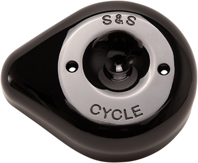 S & S Cycle Stealth Air Cleaner Covers Black Teardrop 170-0531