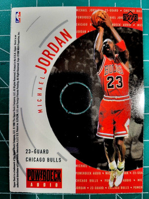 1997-98 Upper Deck Powerdeck Audio #NNO Michael Jordan Red jersey