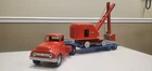 Vintage Tonka 1955 Low Boy Trailer, Truck And Steam Shovel Set, Original