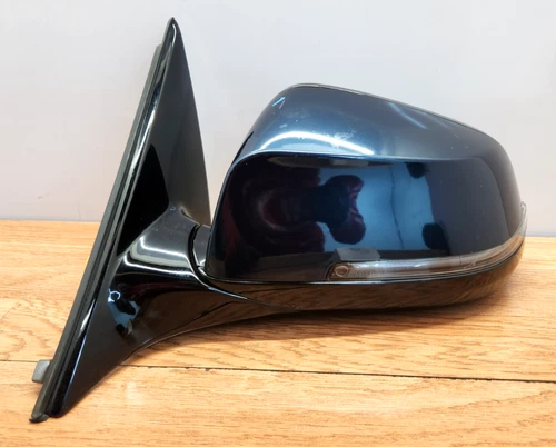 ✅ 13-15 OEM BMW F01 F02 Left Driver Side Mirror Assembly Heated Camera Blue B38*