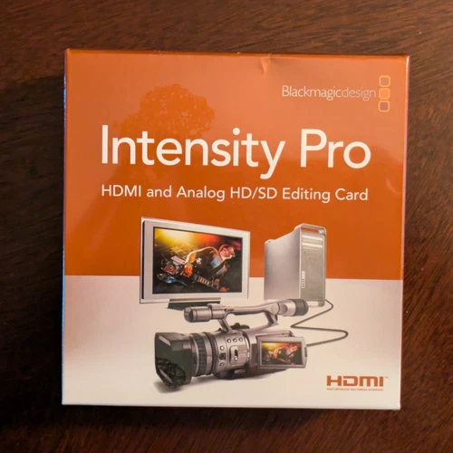 NEW Blackmagic Design Intensity Pro HDMI & Analog HD/SD Editing Capture Card