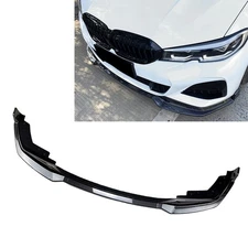 1x Front Bumper Lip Spoiler Splitters ABS For BMW 3 Series G20 M Pack 2019-22 18
