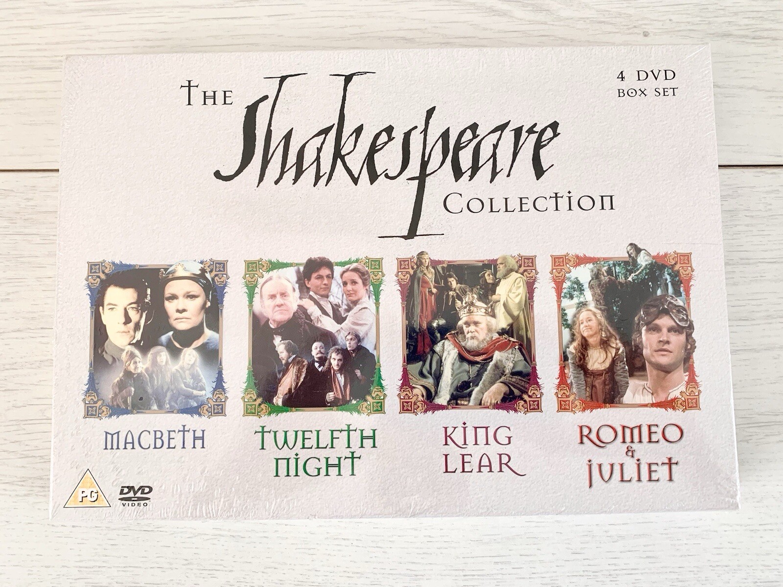 The Shakespeare Collection 4 Film DVD Box Set Ian McKellen Macbeth King Lear