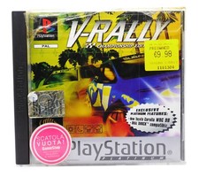 V RALLY PLATINUM PAL PER SONY PLAYSTATION 1 PS1 VIDEOGIOCO VIDEOGAME V-RALLY