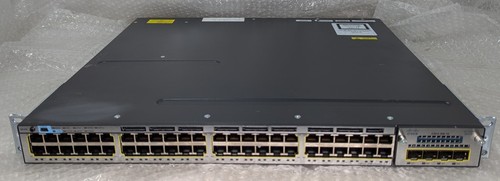 Cisco Catalyst WS-C3750X-48T-S 48 Port Ethernet Switch IP Base C3KX-NM-1G