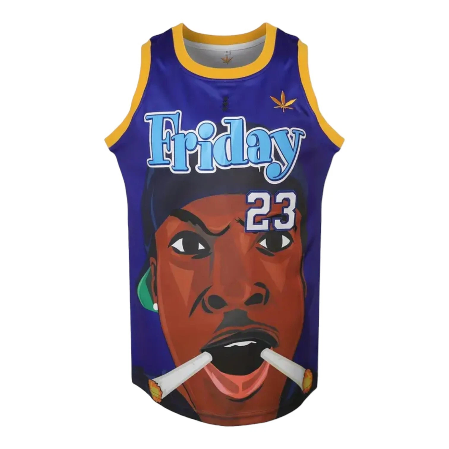 Friday The Movie Smokey Basketball Jersey Hip Hop Rap Ice Cube