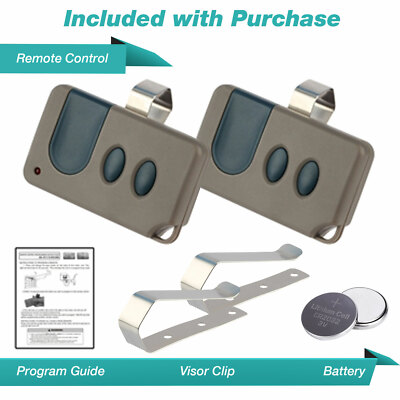 #ad 2 For Craftsman Garage Door Opener 3 button Remote HBW1255 139.53681B 390MHz $14.95