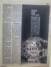 PANFORTE SAPORI SIENA RITAGLIO CLIPPING PUBBLICITA' 1960 ADVERTISING #G28
