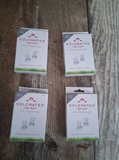 NEW! Bundle of 4 Solemates High Heel Protectors, Clear Narrow
