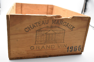 VTG Premier Cru Wine Crate : CHATEAU MARGAUX 1966 / Pierre Cartier Fils BORDEAUX