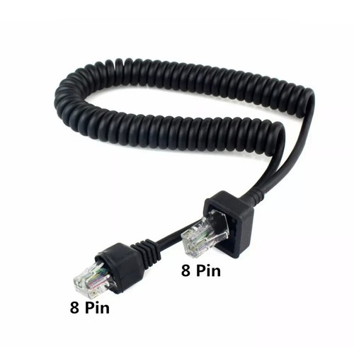 Replacement Microphone Cable 8pin for Kenwood TK-8160/8180/8100 TK-860/880/980