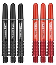 2 Sets Target Pro Grip Evo Short Dart Shafts   Ships w/ Tracking   Black Red