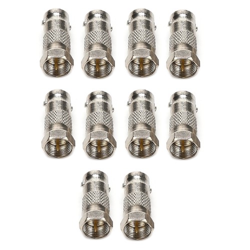 Durable BNC Female to F Type Male Adapter Connector Replacement Accessories