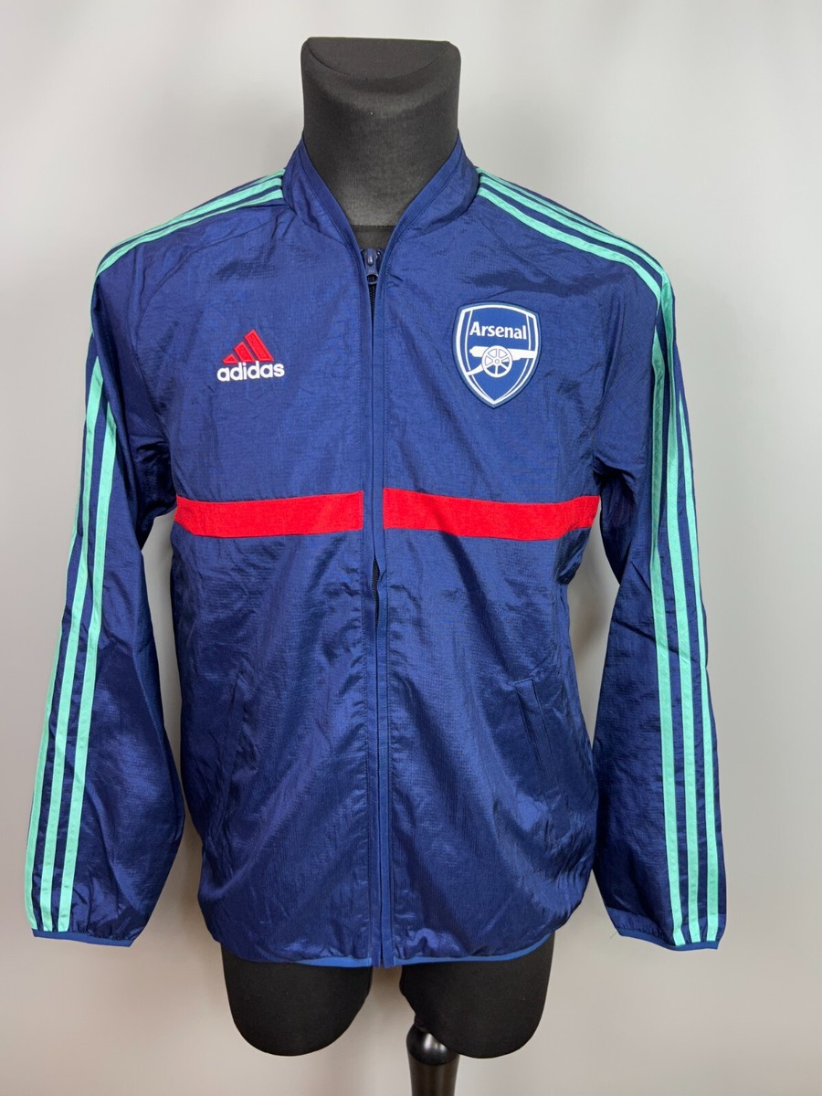 ARSENAL ICONS WOVEN 2021 2022 JACKET FOOTBALL SOCCER ADIDAS GR4212