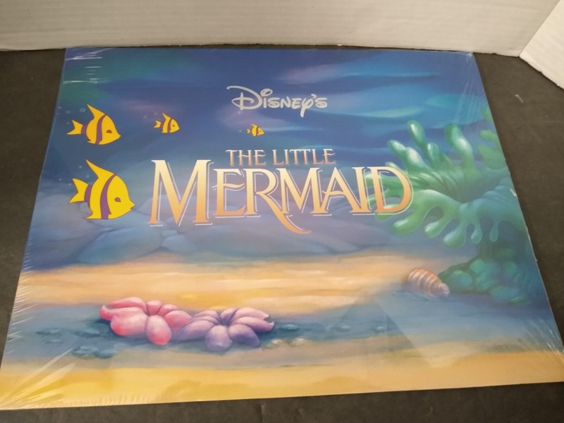 The Little Mermaid Disney Store Exclusive Lithograph Set