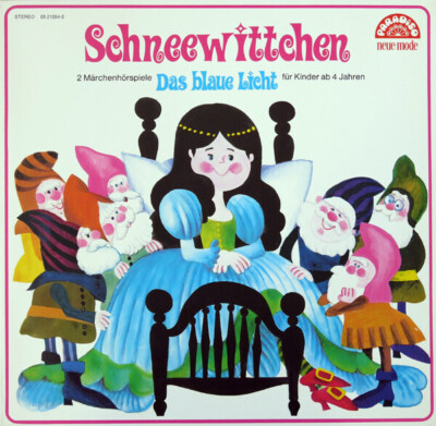 Gebrüder Grimm Schneewittchen / Das Blaue Licht Paradiso Vinyl LP