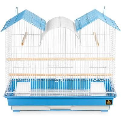 Prevue PetPrevue Hendryx Triple Roof Cockatiel Cage, Blue and White