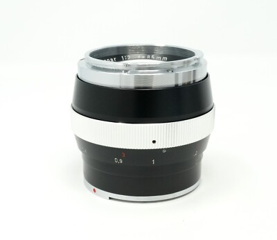 Carl Zeiss Sonnar 85mm F2 Black/Chrome Lens Contarex Mount | eBay